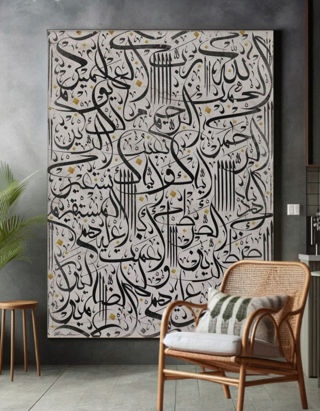لوحة فاتحة الكتاب ( Surah Al-Fatiha)